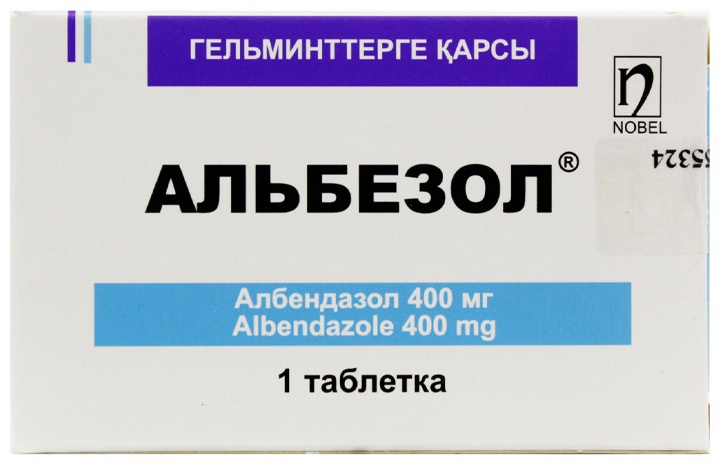 АЛЬБЕЗОЛ 400мг N1 таб