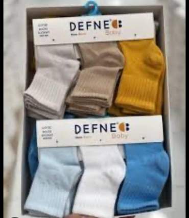 Носки DEFNE 8682472358852 12 пар белый 3-4