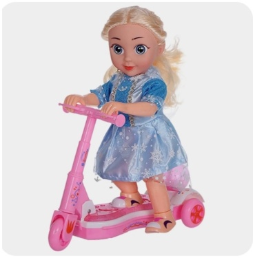 Кукла коллекционная JIA SHUO Sport Scooter 30 см