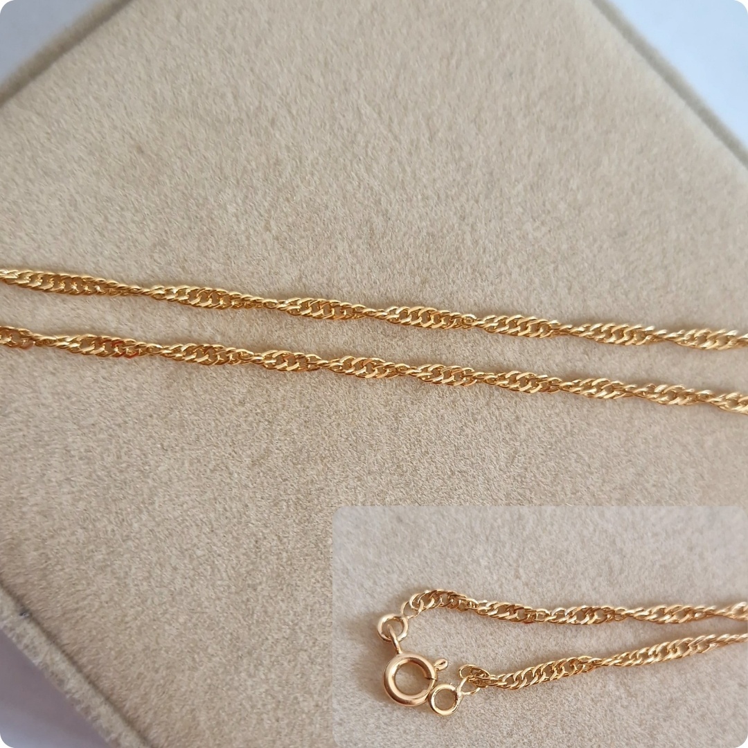 Цепь Xuping Jewelry длина 50 см медицинское золото без вставок