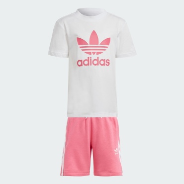 Adidas SHORT TEE SET белый, розовый