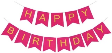 Растяжка Happy birthday 2 м