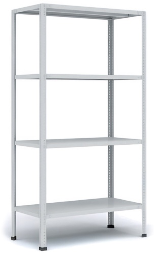 Стеллаж складской L.Inc 150x50x250 см, полок 4 шт