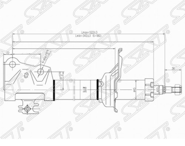 SAT передний ST-48510-59198 1 шт