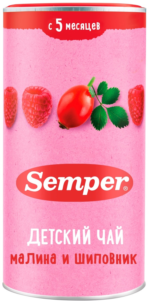 Купить Чай Semper шиповник, малина, вода с 5 месяцев 200 мл 1 шт в ...
