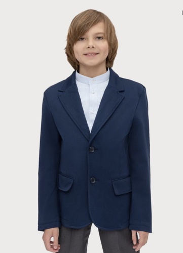 Школьный пиджак Button Blue синий