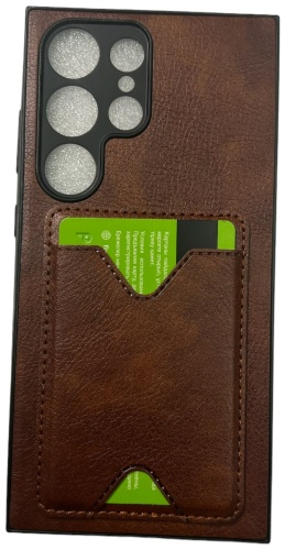 Чехол AAZ для Samsung Galaxy S24 Ultra коричневый