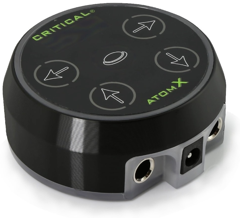 Блок питания для тату машинки CRITICAL Atom X Black 17 В