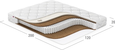 Матрас Lux Matras KZ Lux Cocos , 120x200x20 см