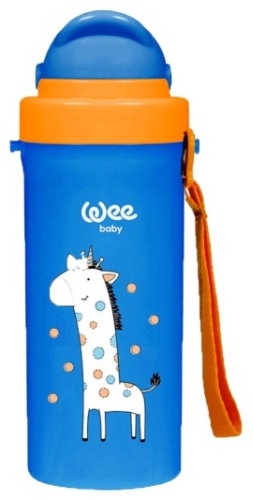 Wee baby поильник-непроливайка, 300 мл, силикон, 582718
