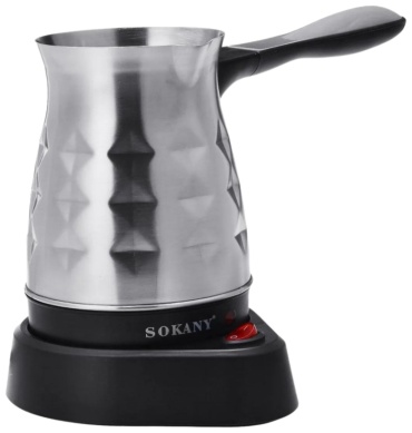 Кофеварка SOKANY SK-213 серебристый