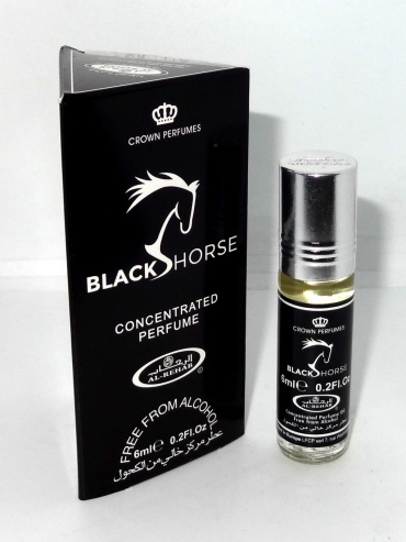 Al Rehab Black Horse парфюмерное масло 6 мл, унисекс