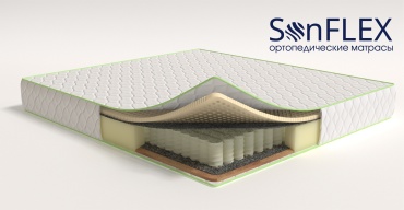 Матрас SonFlex Леон, 190x205x19 см