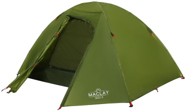 Палатка Maclay треккинговая 2-местная зеленый