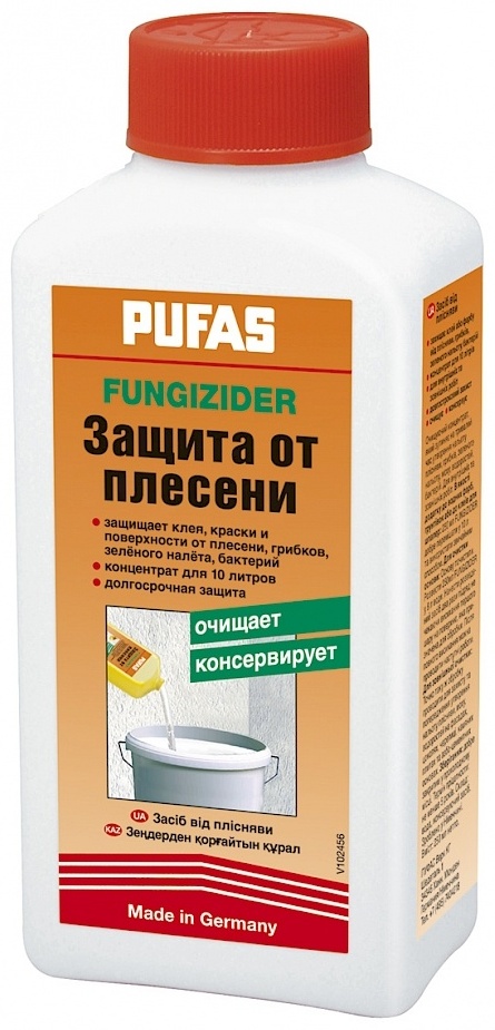 Жидкость PUFAS FUNGIZIDER защита от плесени Концентрат 0.25 л