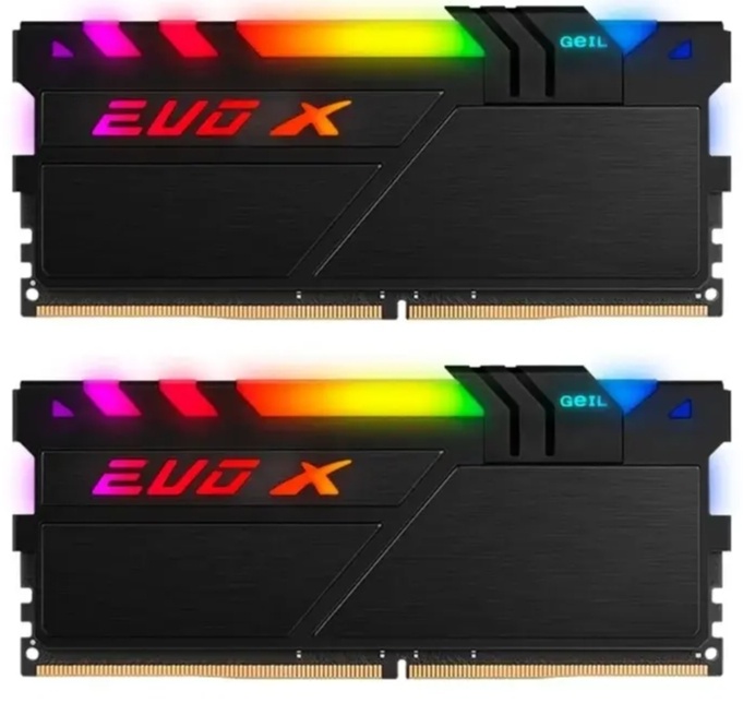 Оперативная память Geil EVO X II RGB DDR4 PC4-24000 16GB черный
