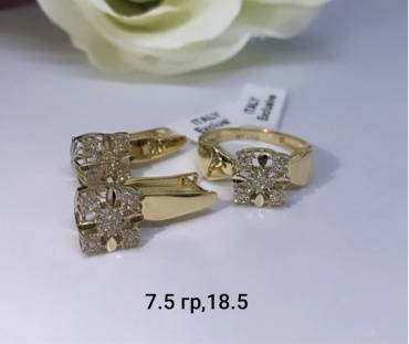 RICHY GOLD 767888 вес 7.5 г золото, фианит