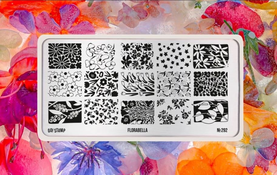 Go! Stamp пластины 292 Florabella