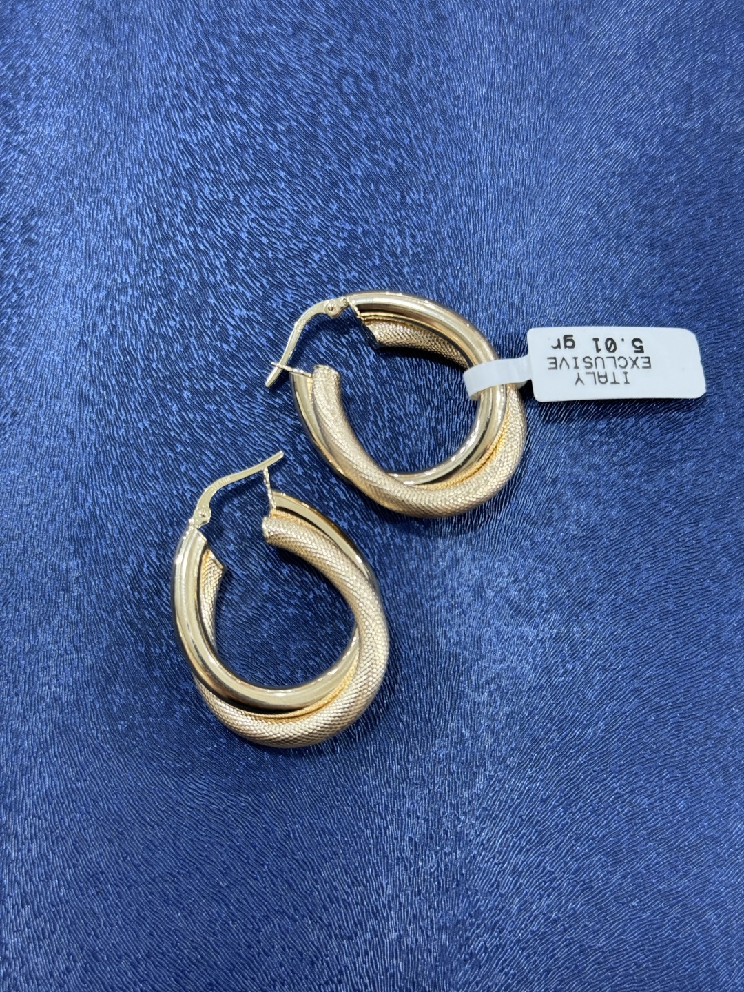Серьги MIRSADO GOLD Mg вес 5 г золото, без вставок