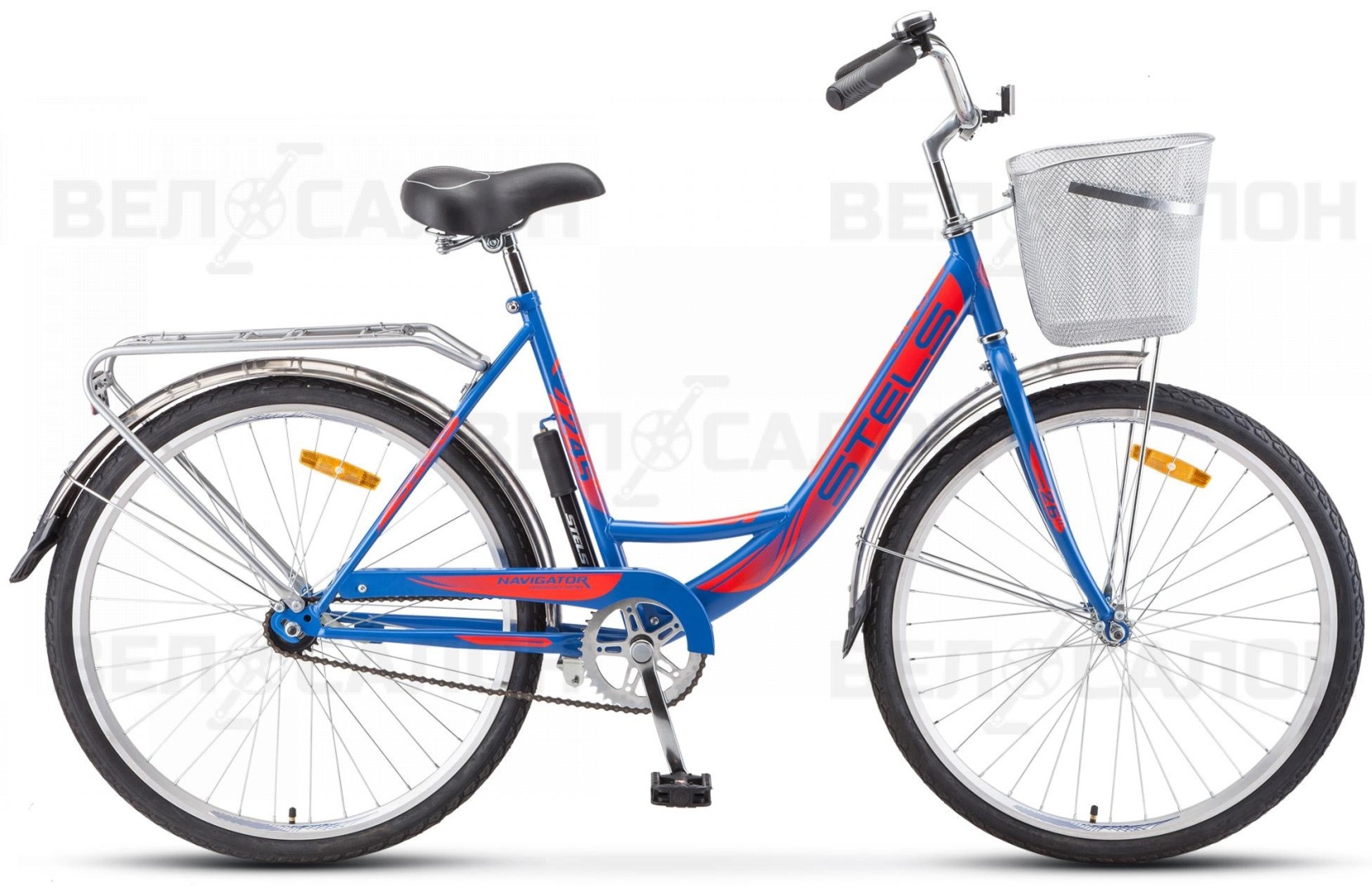 Купить Велосипед STELS Navigator 245 26 дюйм 2022 19 дюймов синий в ...