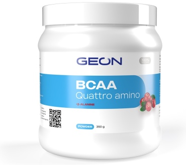 BCAA GEON QUATTRO AMINO + β-аланин клюква 350 г