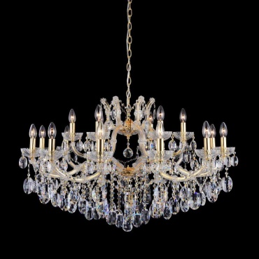 Люстра подвесная Crystal Lux Е14, кол-во ламп: 18 шт