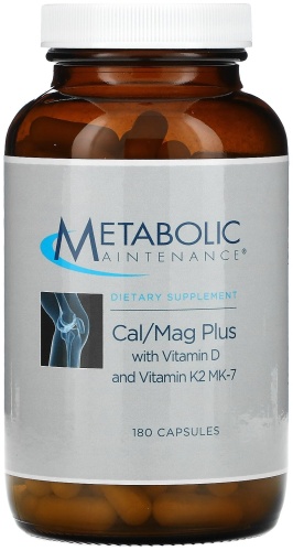 Metabolic Maintenance БАД Cal/Mag Plus 180 капсул