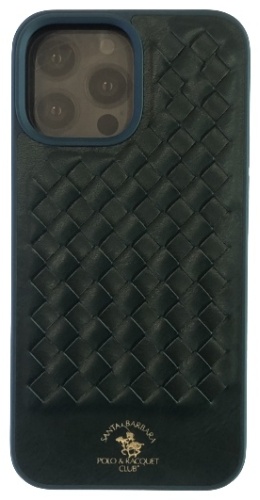 Чехол Santa Barbara Polo & Racquet Club для Apple iPhone 12 Pro Max зеленый