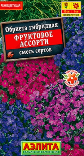 Аэлита обриета Фруктовое ассорти