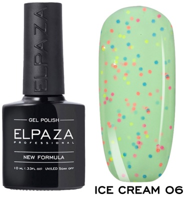 ELPAZA гель-лак Ice Cream №06 глянцевое 10 мл
