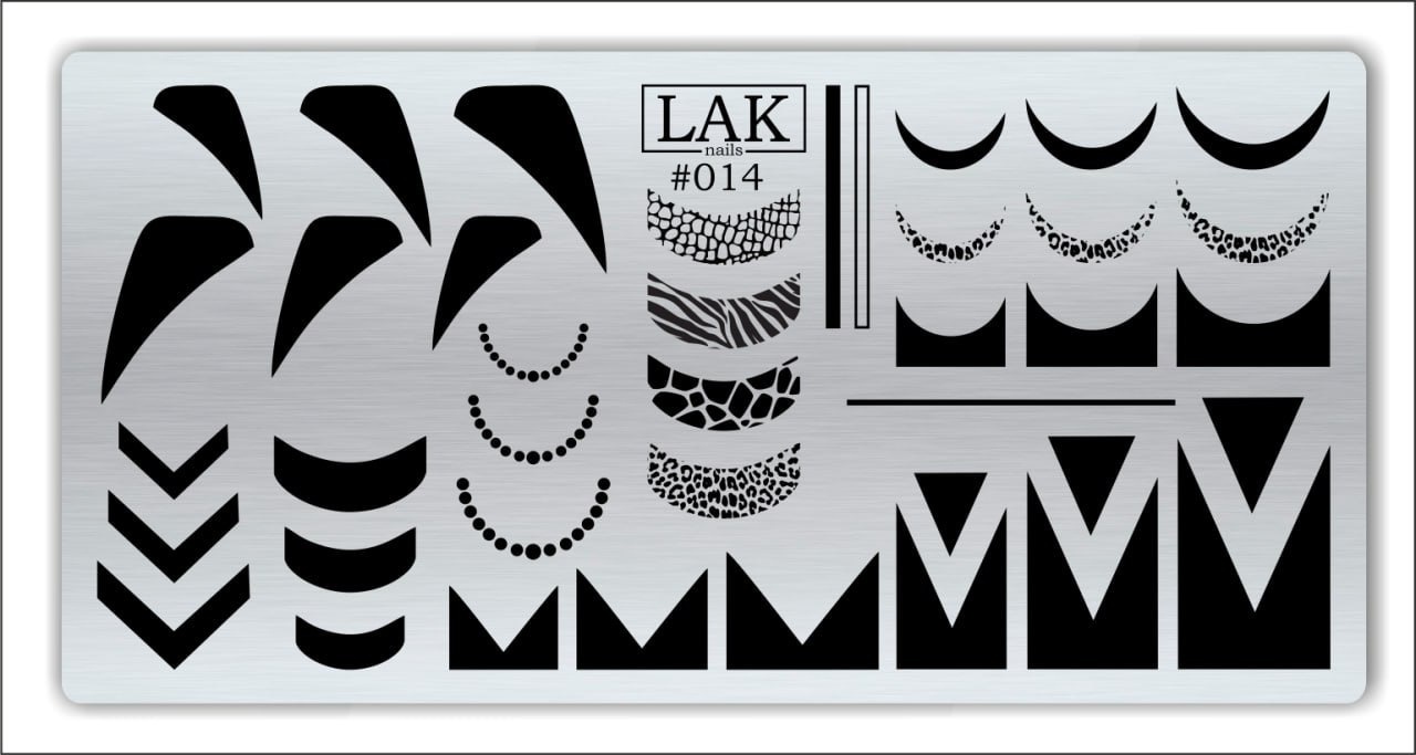 LAK пластины 014