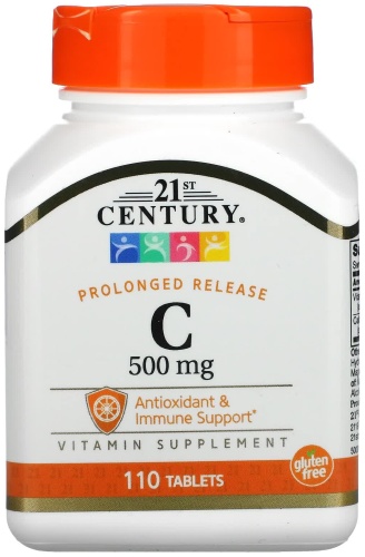 21st Century витамин Prolonged Release C 500 mg 110 таблеток