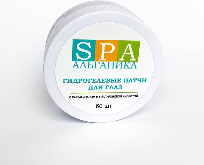 Патчи SPA Альганика гидрогелевые с каррагинаном и гиалуроновой кислотой питательные 60 шт