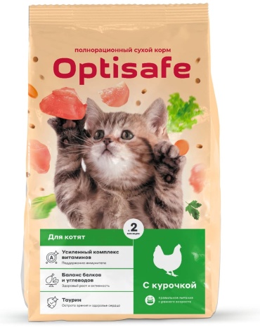 Optisafe для котят курица 0.35 кг