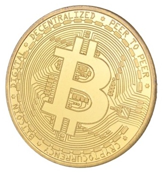 UBUY монета сувенирная Bitcoin 1 шт