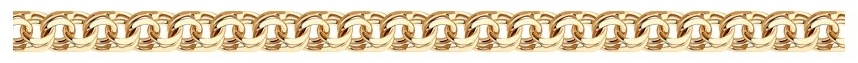 SOKOLOV 552070502 длина 19 см, вес 2.16 г золото, плетение бисмарк