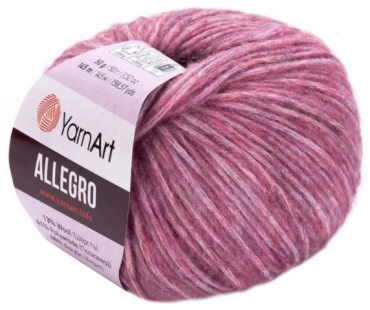 Клубок YarnArt Allegro 702 - Темно-розовый 145 м 50 г