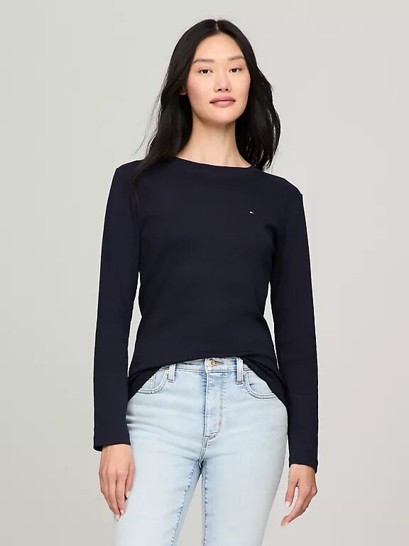 Лонгслив Tommy Hilfiger синий
