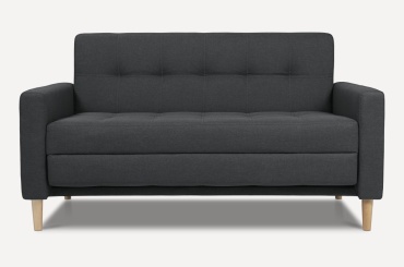 Диван divan.ru Нумо Мини 330353087, 142х87 см, обивка ткань, темно-серый