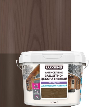 Антисептик Luxens гибридный цвет орех 2.7л