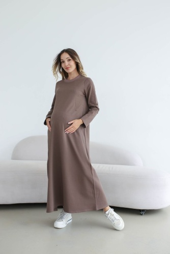 Повседневное платье Sweetmama.kz коричневый