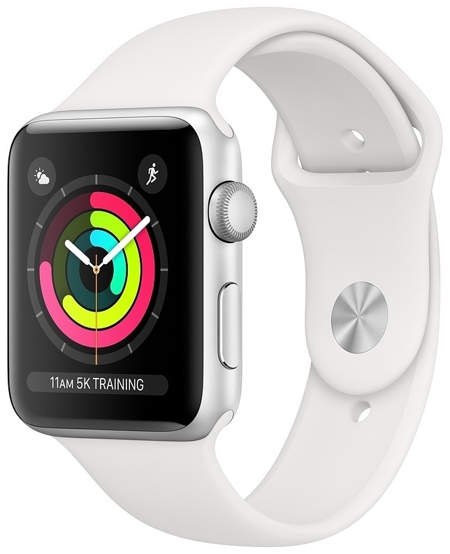 Купить Смарт-часы Apple Watch Series 3 38 мм серебристый в кредит в ...