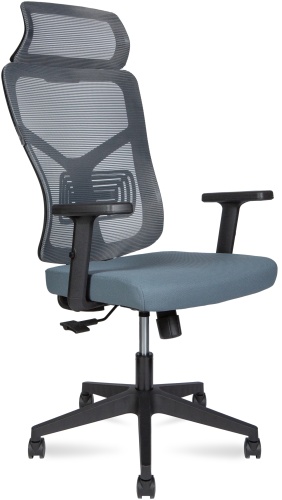 Офисное кресло Norden Asper Black/Grey, черный, серый