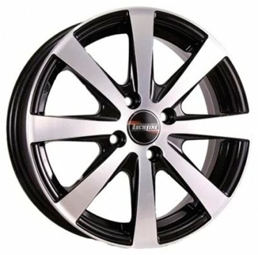 Tech-Line 534 5.5x15/4x100 D60.1 ET45 4 диска черный, серебристый