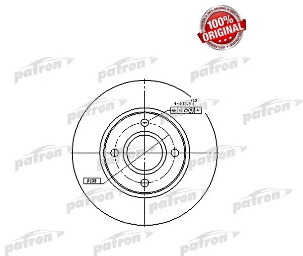 Диски PATRON передние PBD2622