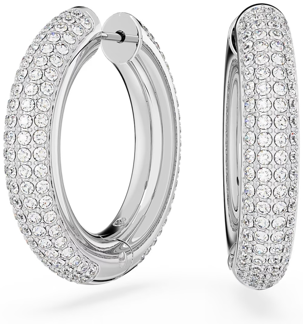 Серьги Swarovski ювелирный сплав, кристаллы Swarovski