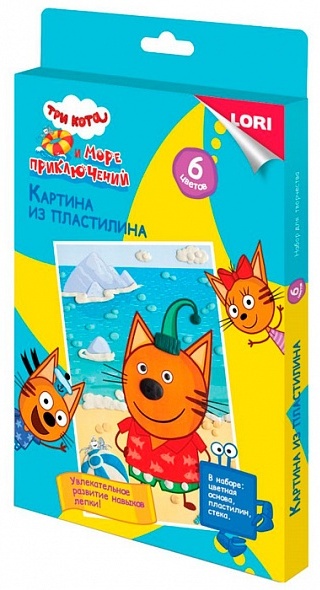 Картина LORI Три кота Компот Пкк-004 количество цветов: 6