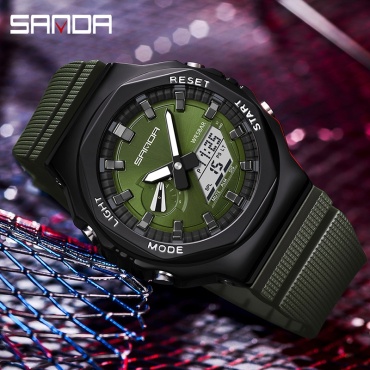 Кварцевые SANDA 31679 нержавеющая сталь