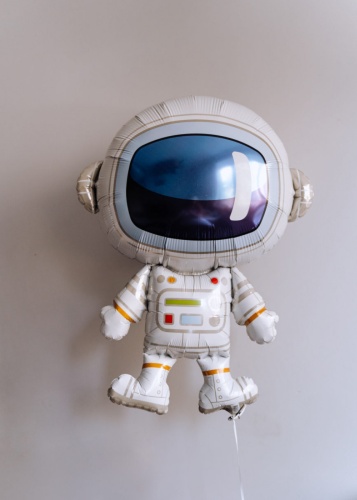 Воздушный шар Foil Balloon Космос 1 шт, белый, синий