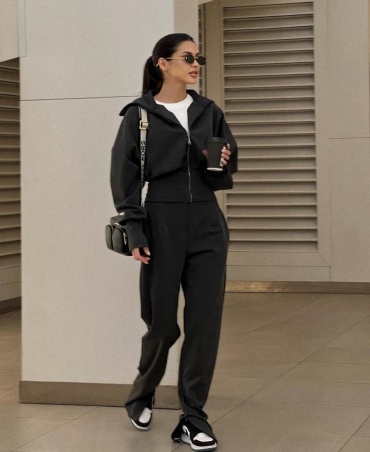 Спортивный костюм Fashion черный